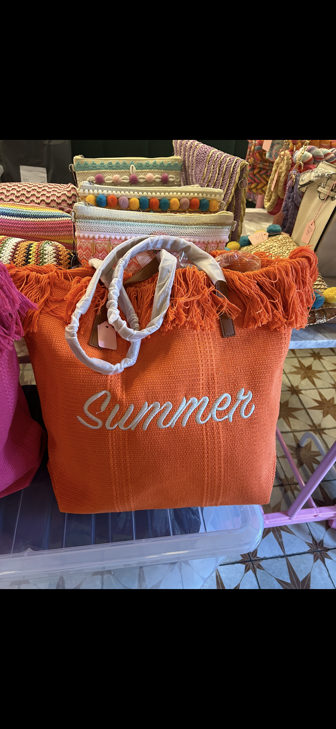Summer Beach Bag - Orange