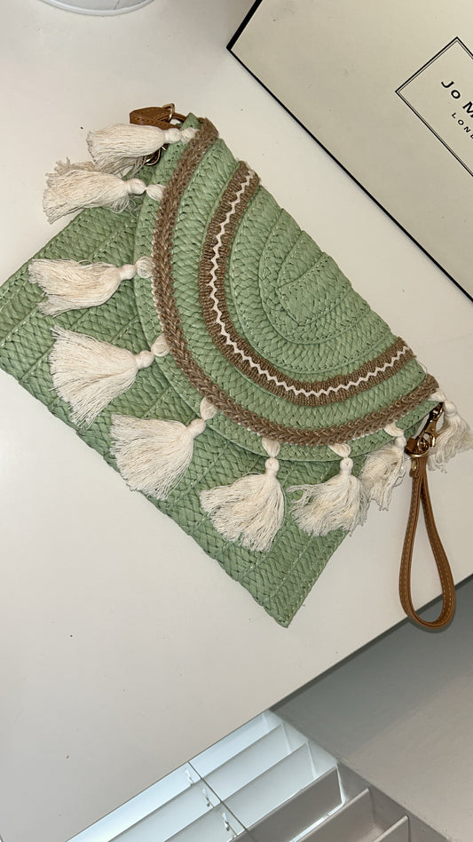 Mint Green Beach Bag